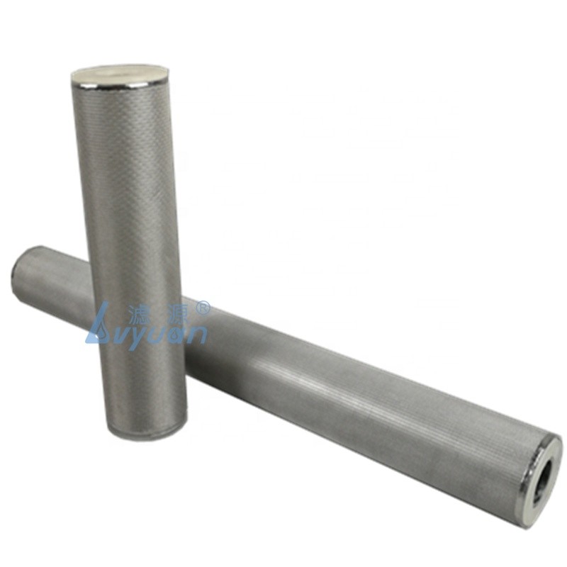 فیلتر کارتریج فلزی متبلور 100M SUS304 SUS316L مش فولادی ضد زنگ
